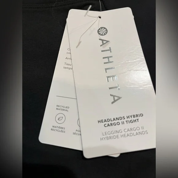 NEW Athleta Headlands Hybrid Cargo II Tight Leggings-8 - Picture 9 of 13